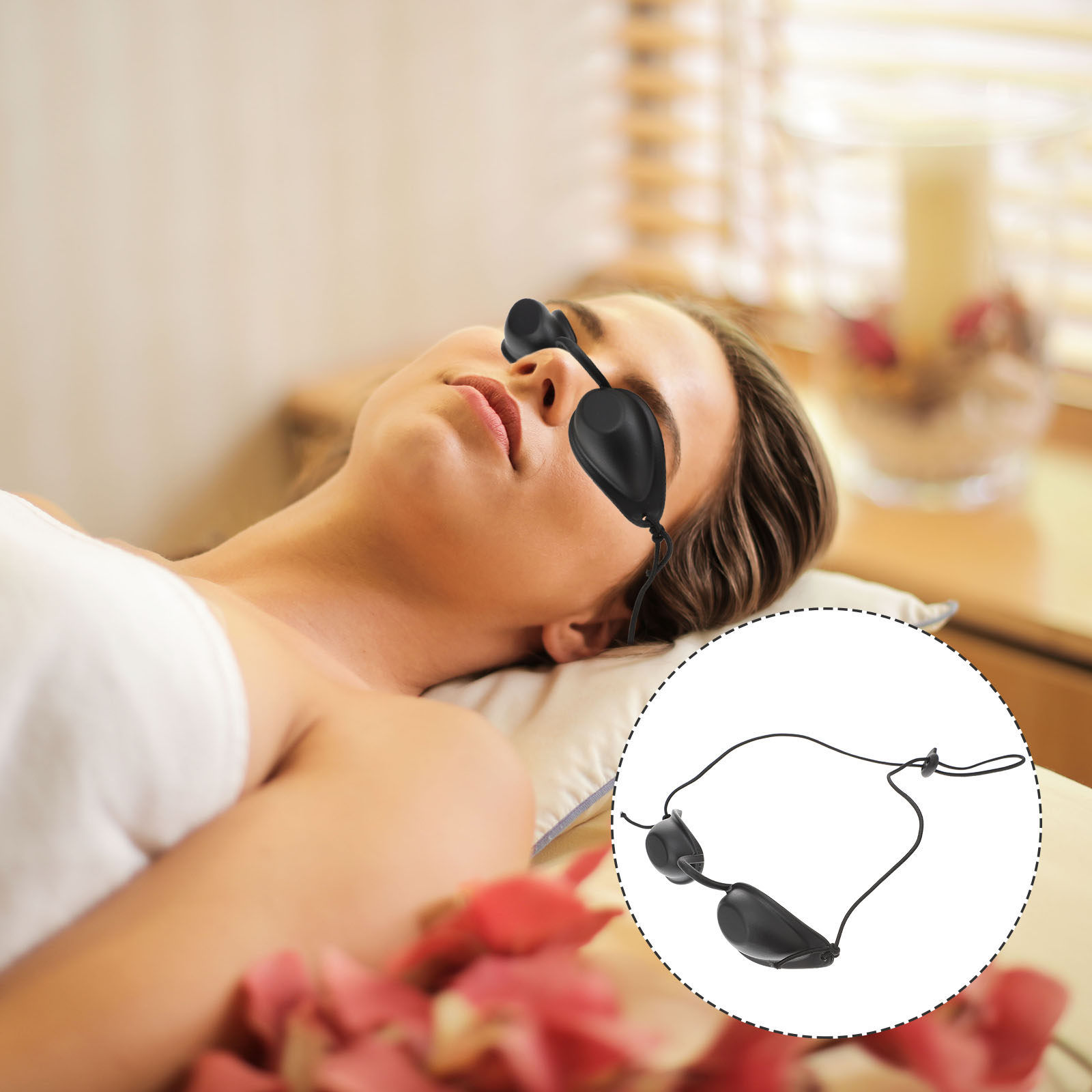 Light Therapy Glasses - Güvenlik Gözlüğü Göz Bandı Koruyucu Gözlük