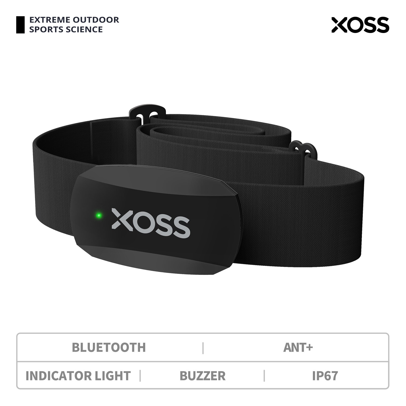 Breath Rate Monitor - XOSS X2 Göğüs Kemeri Nabız Monitörü