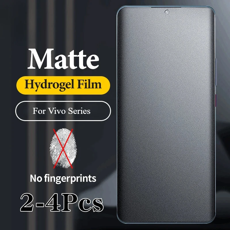 Vivo X200 - 1-4 adet silikon mat hidrojel filmi