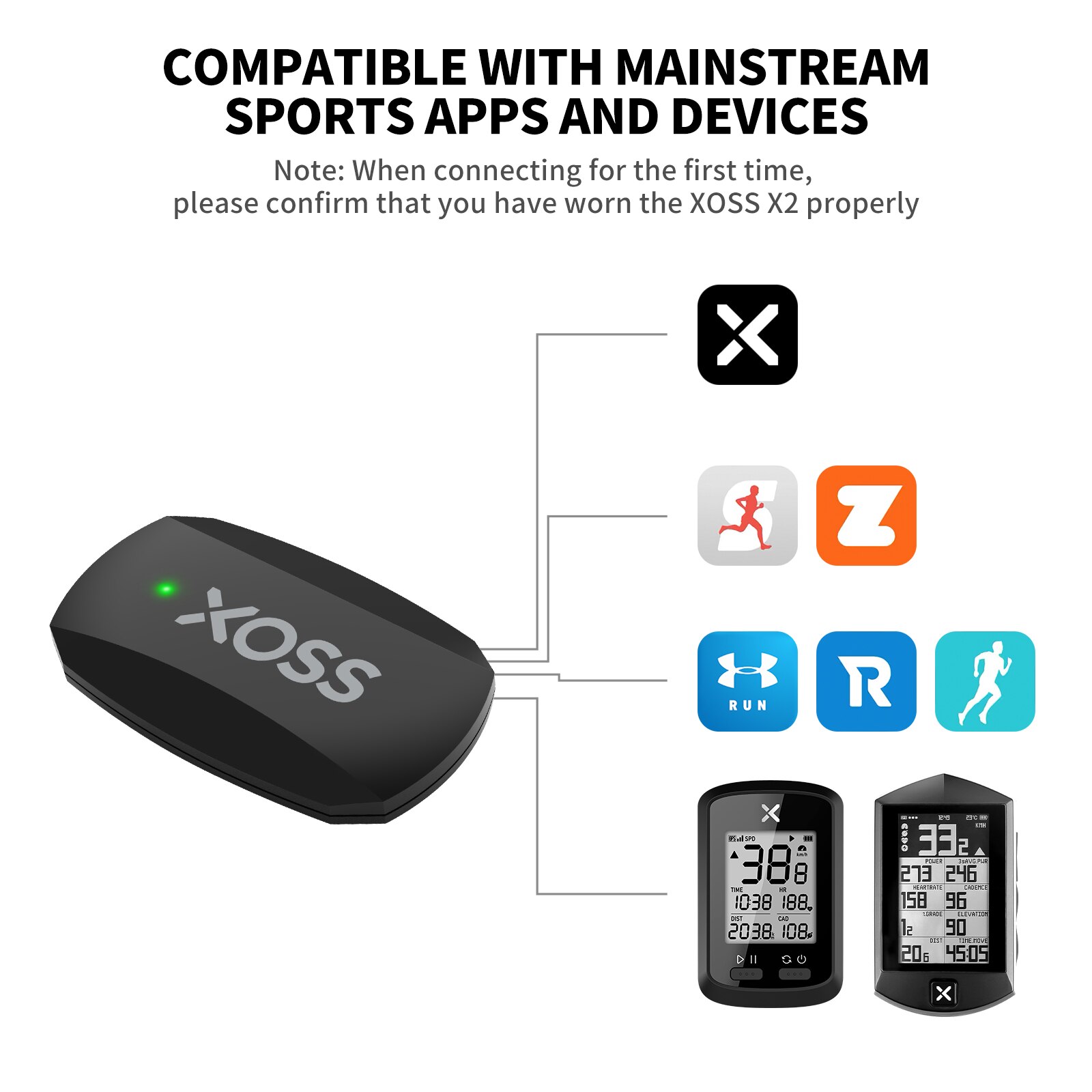 XOSS X2 Göğüs Kemeri Nabız Mon - Breath Rate Monitor incelemesi ve fiyatı